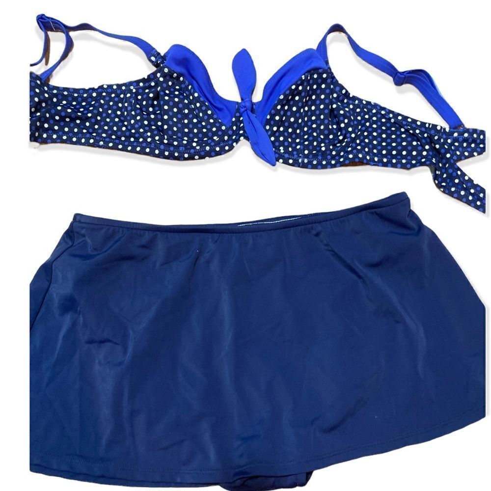 Jantzen and swimsuits for all! Swim sexy polkadot bikini top double straps -12